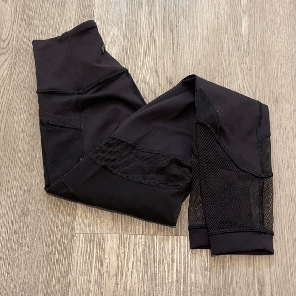 Forget the sweat right 25” black size 2